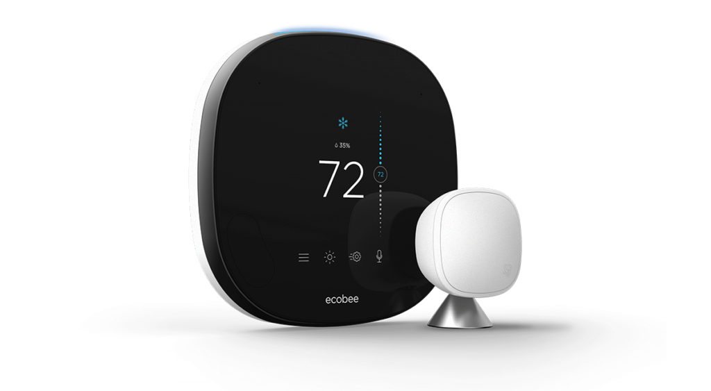 ecobee thermostat and sensor